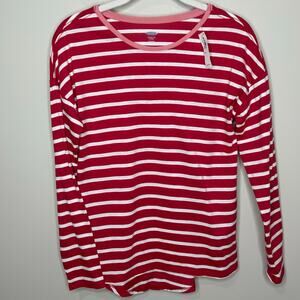 NWT Old Navy Striped Softest Tee Long Sleeve T-Shirt Girls Size XL (14)